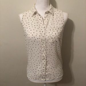 Polka dot blouse